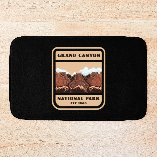 Grand Canyon National Park Vintage Style Bath Mats