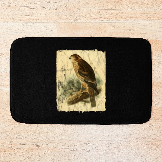 Bird Facon Hawk Bath Mats