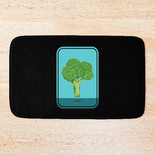 I love broccoli Bath Mats