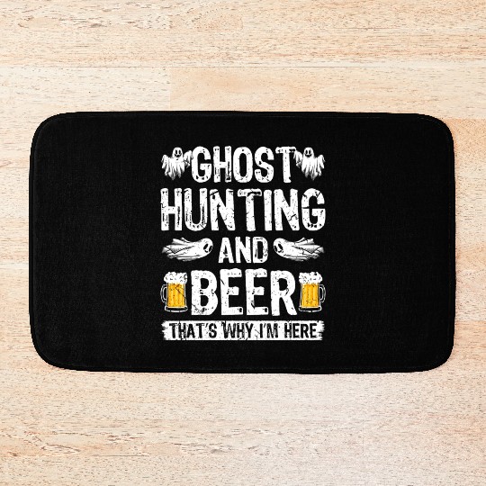 Ghost Hunting Paranormal Researcher Ghost Bath Mats