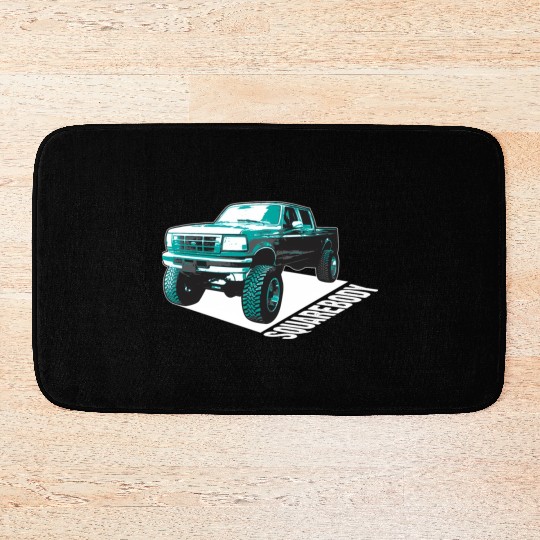 Squarebody Old School Body Car Truck Bath Mats