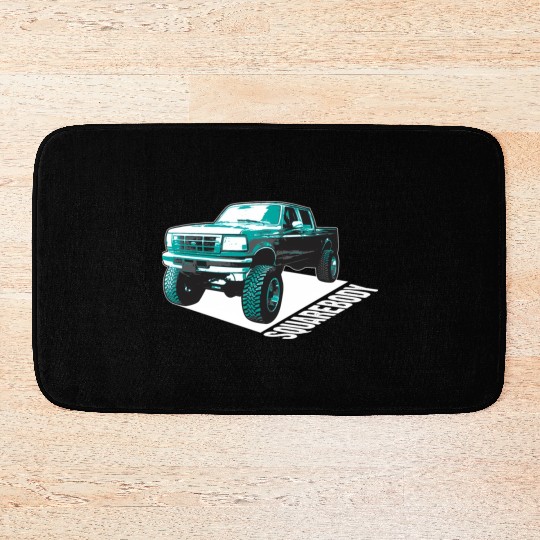 Squarebody Old School Body Car Truck Bath Mats