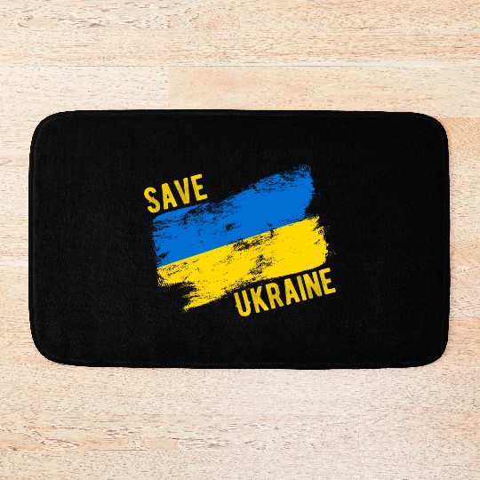 Save Ukraine Bath Mats