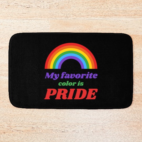 Pride Rainbow Bath Mats