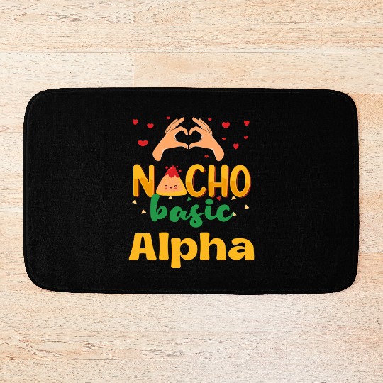 Alpha Mexican Kpop Fan Cinco De Mayo Mexico Idea Bath Mats