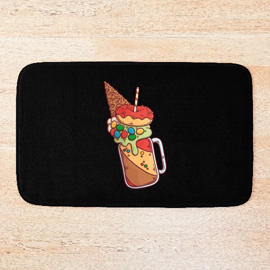 Chocolate Candy Shake Bath Mats