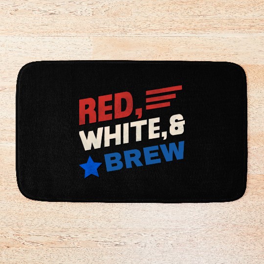 4th of July US independence day Bath Mats
