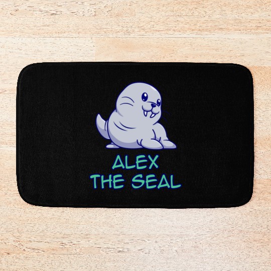 Alex The Seal Bath Mats