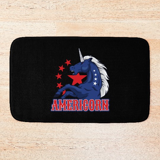 Americorn 4th Of July 1776 Bath Mats