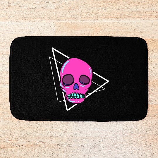 Dead Inside Skull Artist Gift Bath Mats