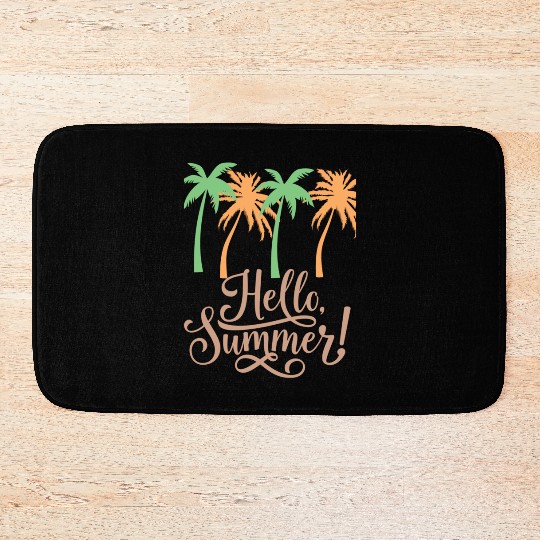 Hello Summer Bath Mats