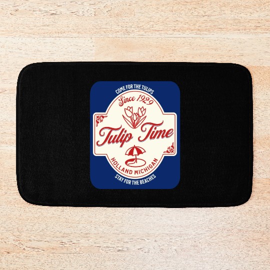 Tulip Festival Time in Holland Michigan! Bath Mats