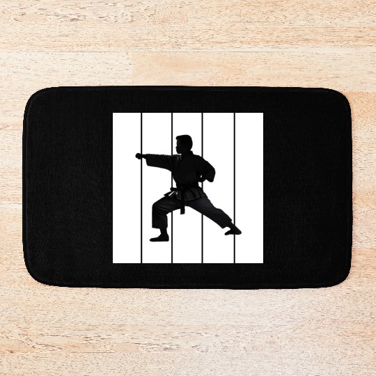 Fighter MMA Karate Taekwondo Jiu Jitsu training Bath Mats