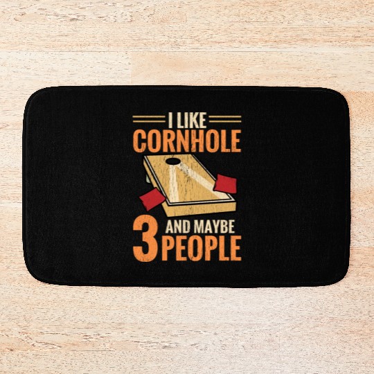 Funny Corn Hole Bath Mats