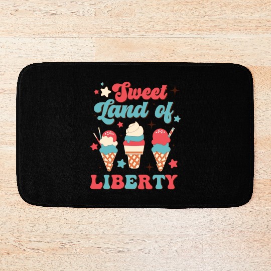 Sweet Land Of Liberty, Independence Day Bath Mats