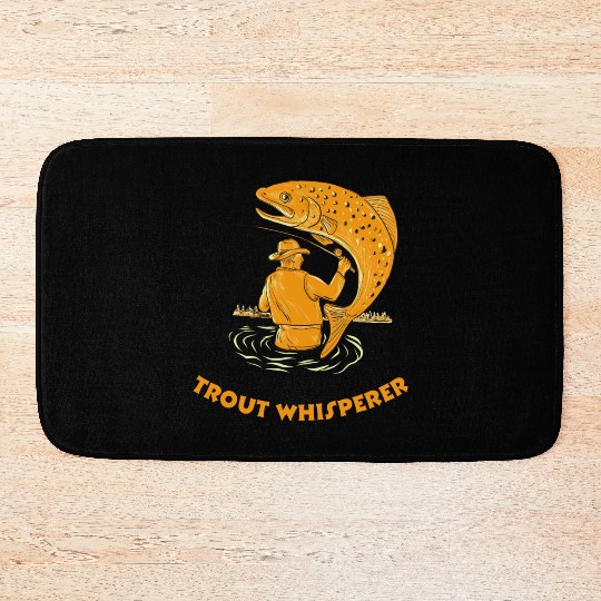 Trout Whisperer Bath Mats