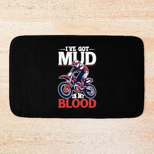 Dirt Bike Dirt Bike Riding Motocross Dirt Biking Bath Mats