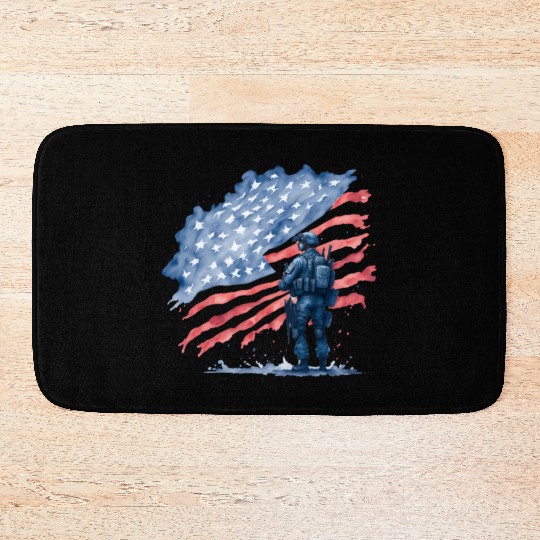 Stars And Stripes Bath Mats