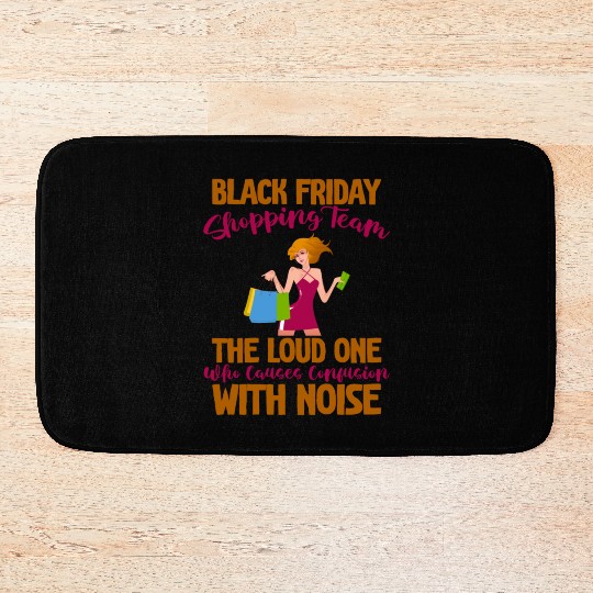 Black Friday Shopping Team 4 Bath Mats