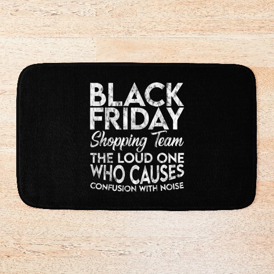 Black Friday Shopping Team 3 Bath Mats
