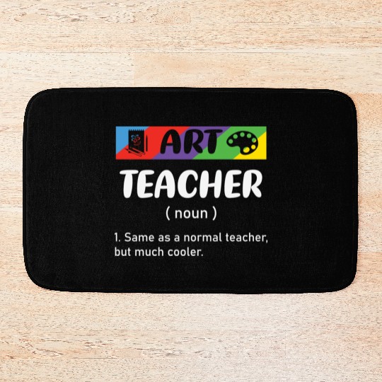 Art Teacher Bath Mats