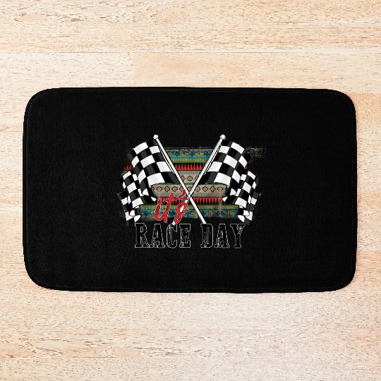 Its Race Day Bath Mats