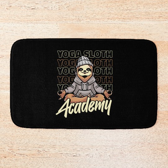 Sloth Academy Sloth Yoga Bath Mats