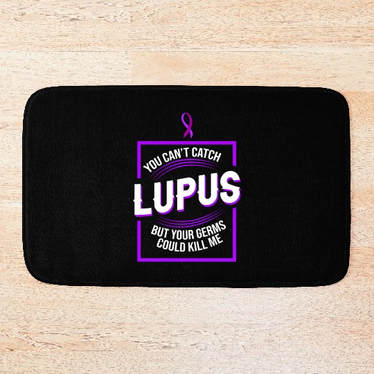 Lupus Catch Survivor Warrior Bath Mats
