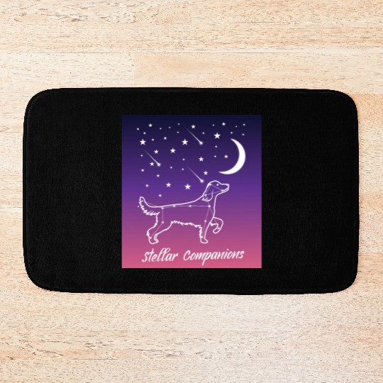 Canine Constellations Golden Retriever Companion Bath Mats