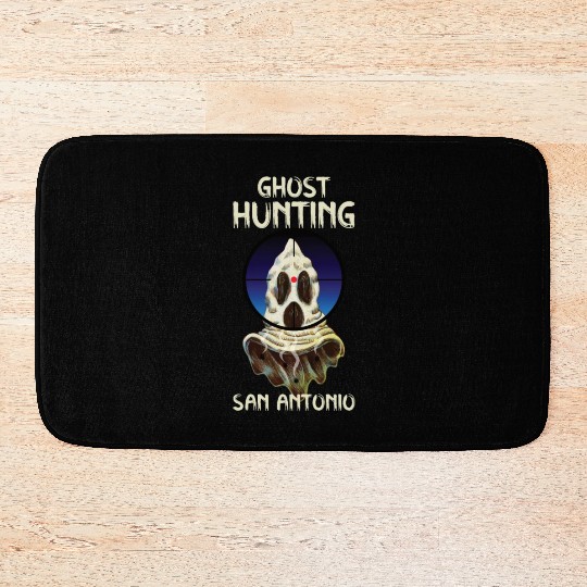 Paranormal Investigator San Antonio Hunter Ghost Bath Mats