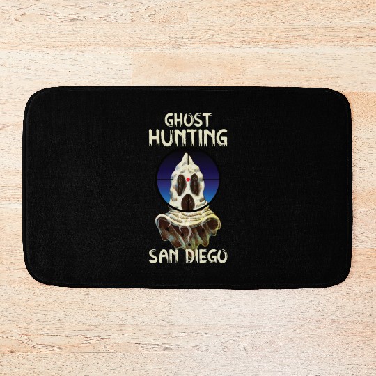 Paranormal Investigator San Diego Ghost Hunter Bath Mats