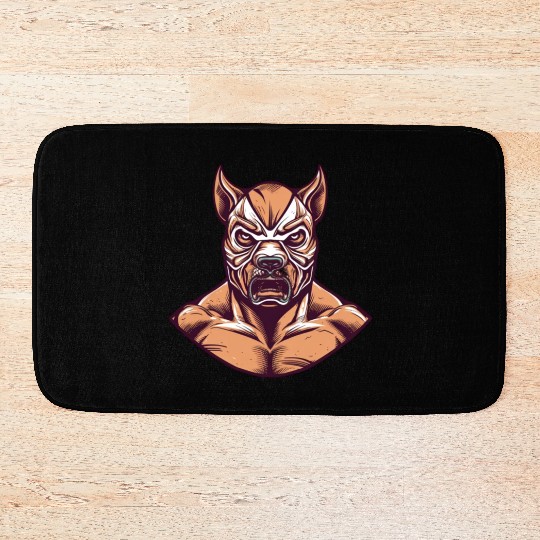 Lucha Libre Mexican Wrestling Mask Luchador Bath Mats