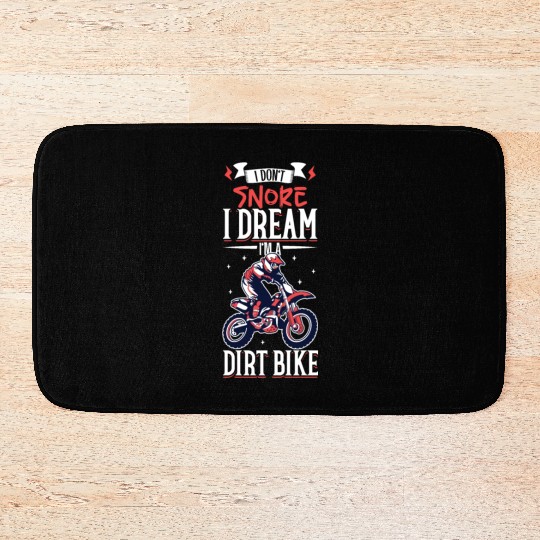 Dirt Bike Dirt Bike Riding Motocross Dirt Biking Bath Mats