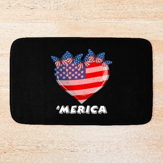 Patriotism Merica Pride US Patriots USA Fan Bath Mats