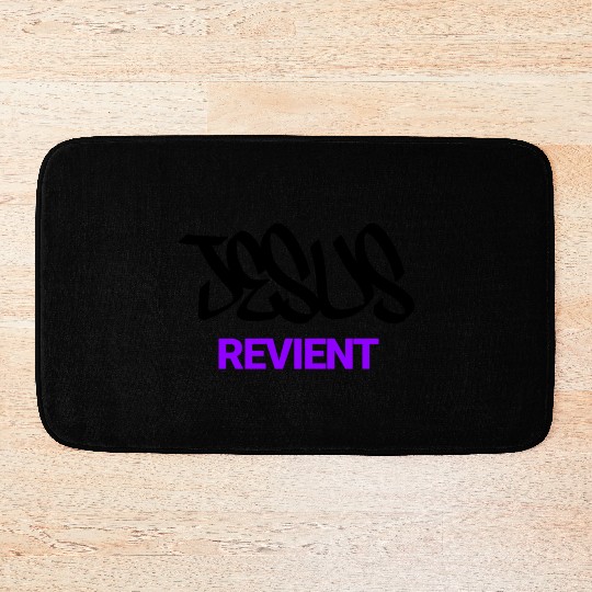 JESUS is coming back Bath Mats