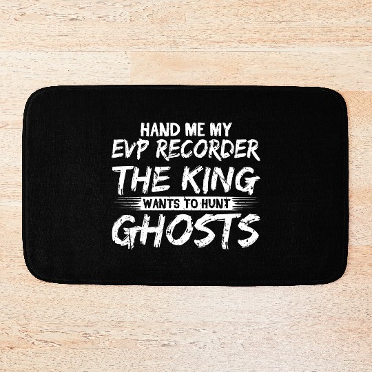 Paranormal Investigator Ghost Hunting Bath Mats