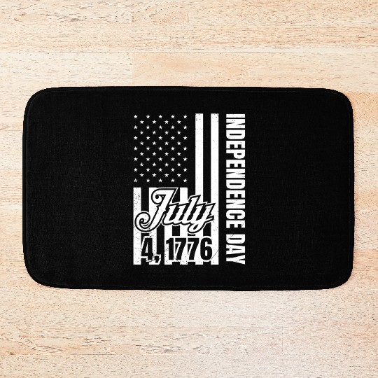 Independence Day 4th July 1776 Independence USA Bath Mats