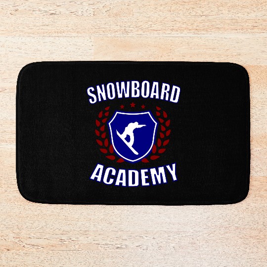 Snowboard Academy Bath Mats