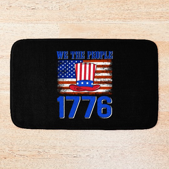 We the People 1776 Independence Day US Patriot Bath Mats