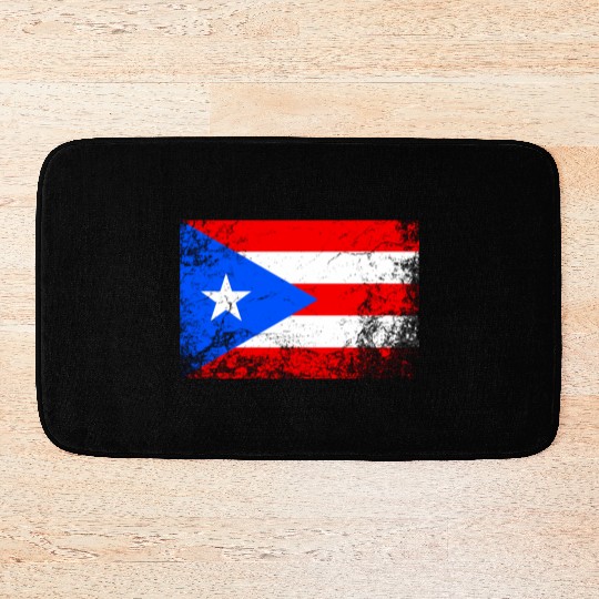 Puerto Rico National Flag Bath Mats