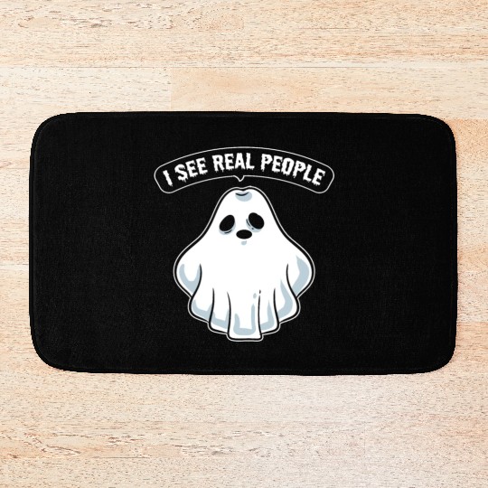 Funny Ghost Hunting Parapsychology Bath Mats