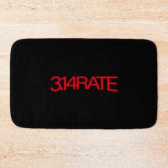 3.14Rate 134 Pi Rate Math Pi Day Math Math Teacher Bath Mats