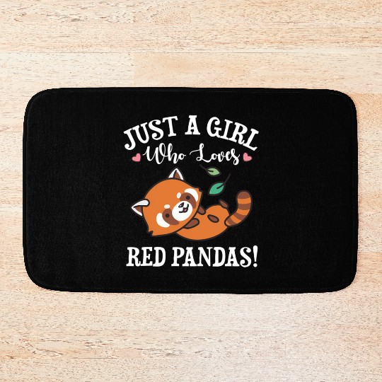 Red Panda Bath Mats