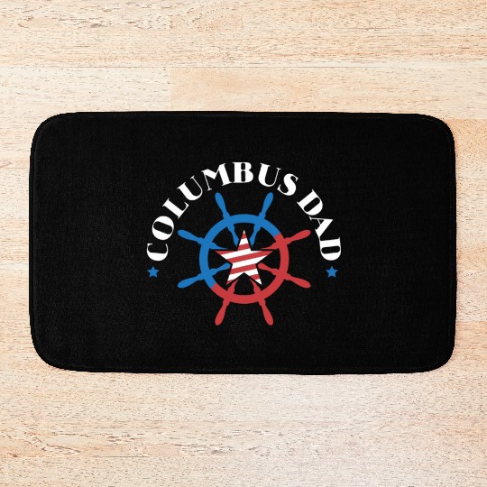 Christopher Columbus Italian American Columbus Day Bath Mats