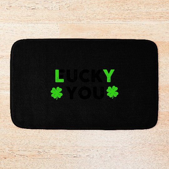Saint Patrick Lucky You travel nostalgia Bath Mats