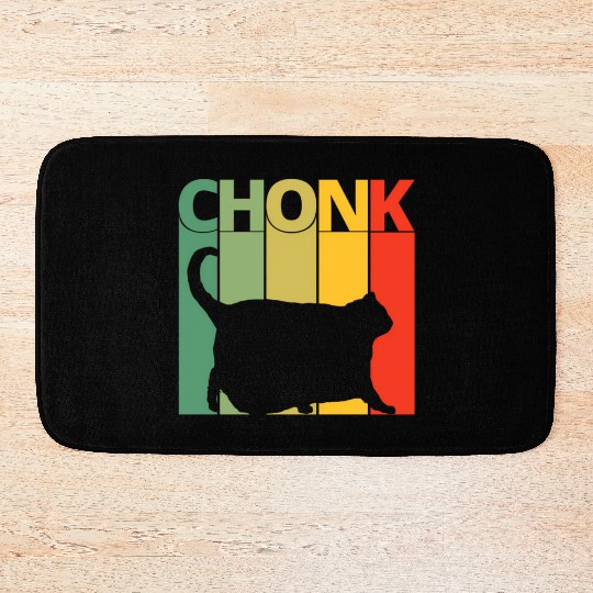 Cat Meme Chonk Dank Meme Chonk Bath Mats