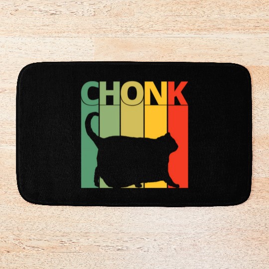 Cat Meme Chonk Dank Meme Chonk Bath Mats