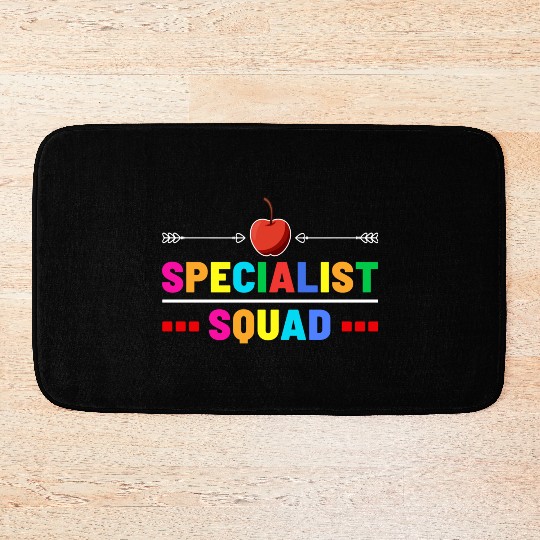 Specialist Squad Teacher Team Back To School cool Bath Mats