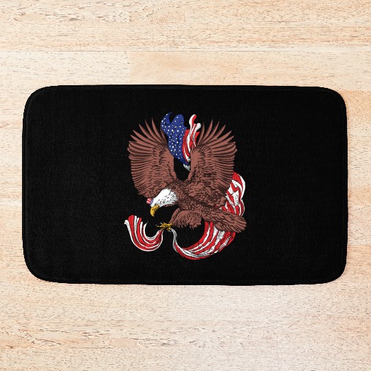 America Eagle USA Patriots American Pride Bath Mats