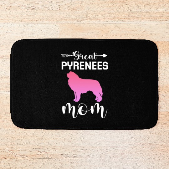 Great Pyrenees Mom Bath Mats